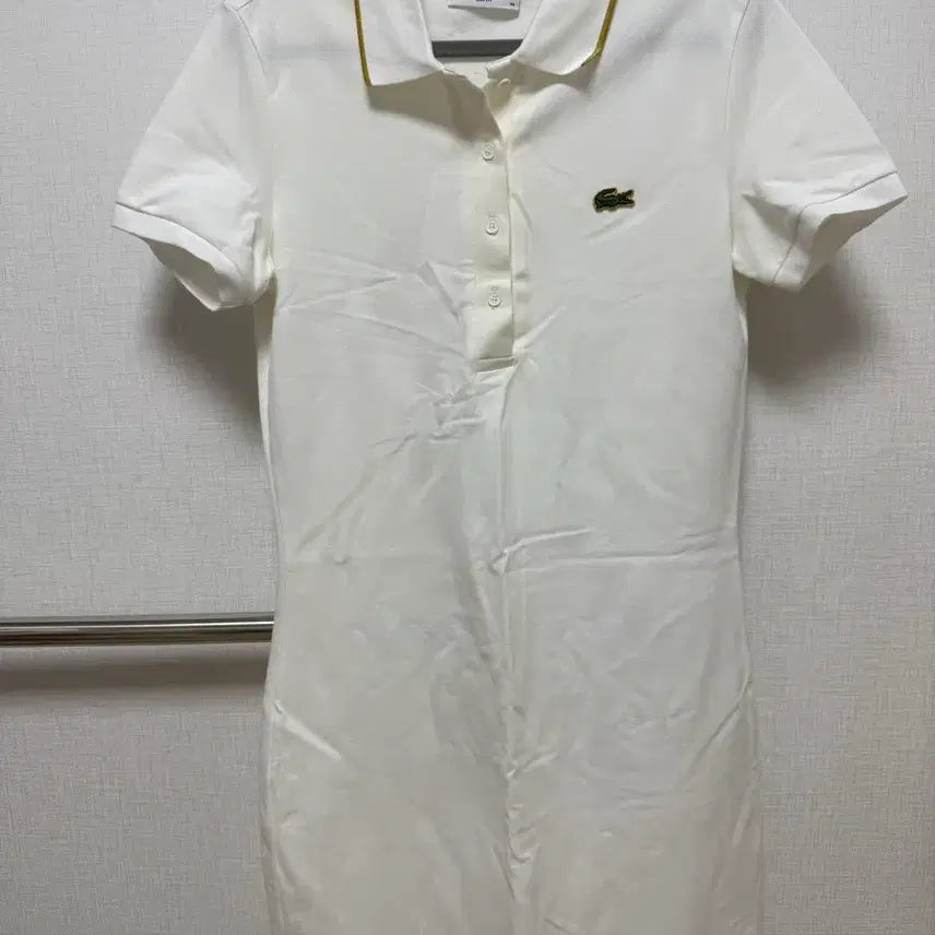 [BUNJANG] Lacoste Mini Dress Size 36 Ivory New / 라코스테 미니원피스 36 사이즈 새상품