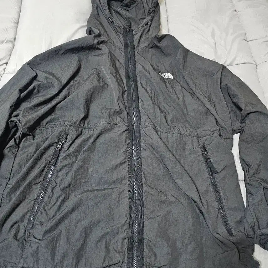 [BUNJANG] The North Face Hooded Windbreaker Jacket (2XL) Black / 노스페이스 바람막이 110(2XL) 블랙