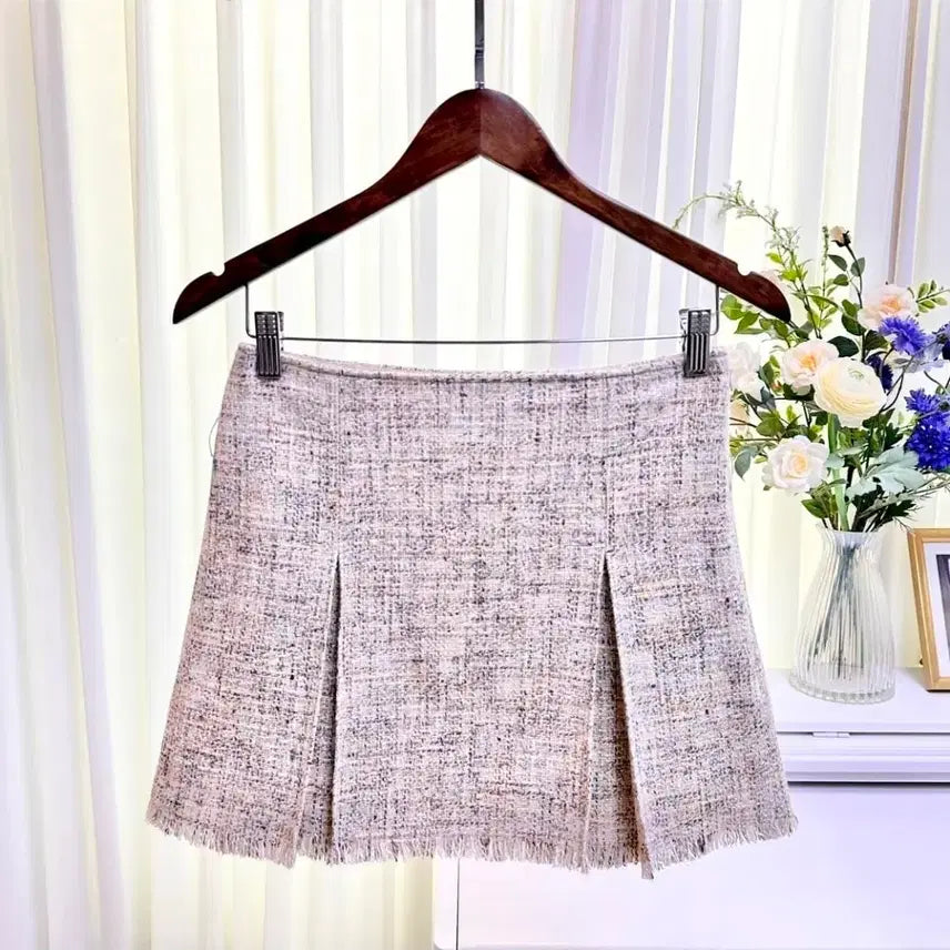 [BUNJANG] Burberry Blue Label Tweed Midi Skirt / BURBERRY 버버리 블루라벨 트위드 스커트