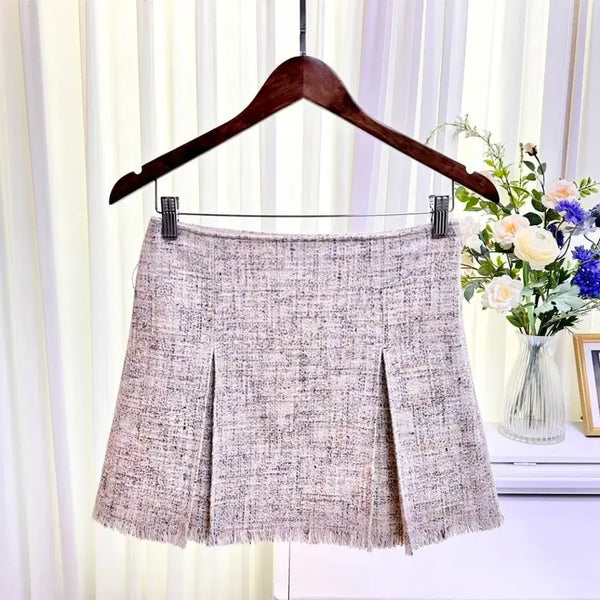 [BUNJANG] Burberry Blue Label Tweed Midi Skirt / BURBERRY 버버리 블루라벨 트위드 스커트