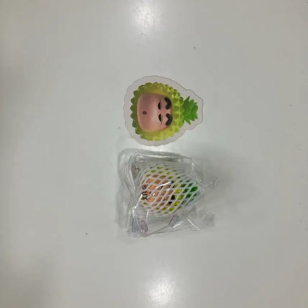 [BUNJANG] Crayon Shin-chan Fruit Face Gacha Figure Pineapple Version / [개봉] 짱구 과일 얼굴 가챠 피규어 피인애플 짱구