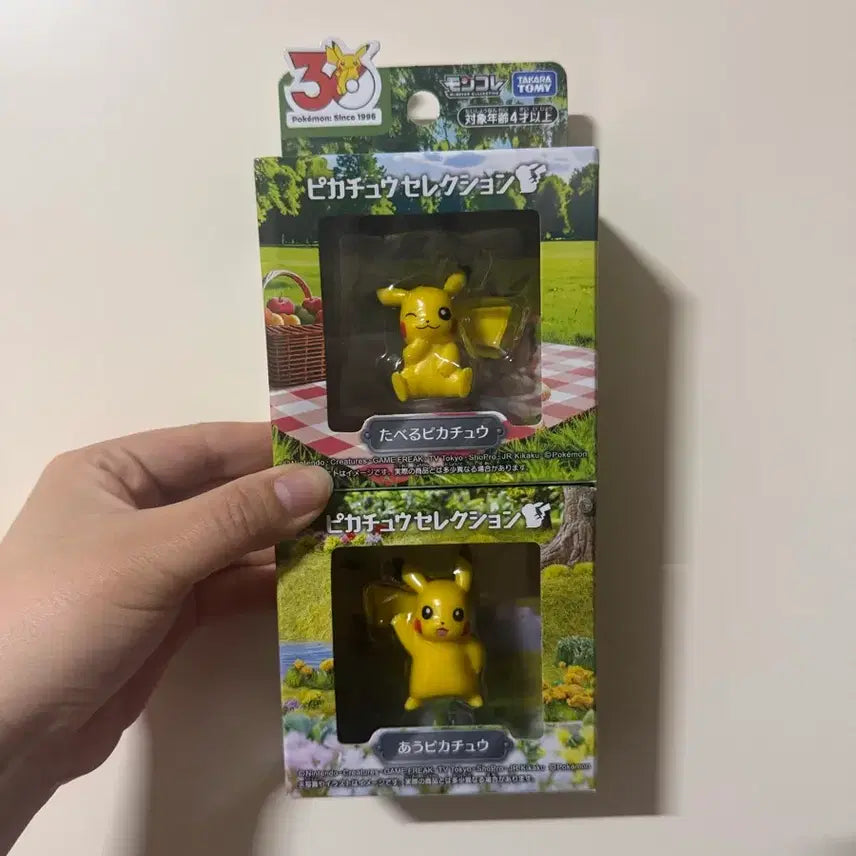 [BUNJANG] Pokemon 30th Anniversary Moncolle Pikachu Set / 포켓몬 30주년 몬콜레 피카츄 2종 일괄