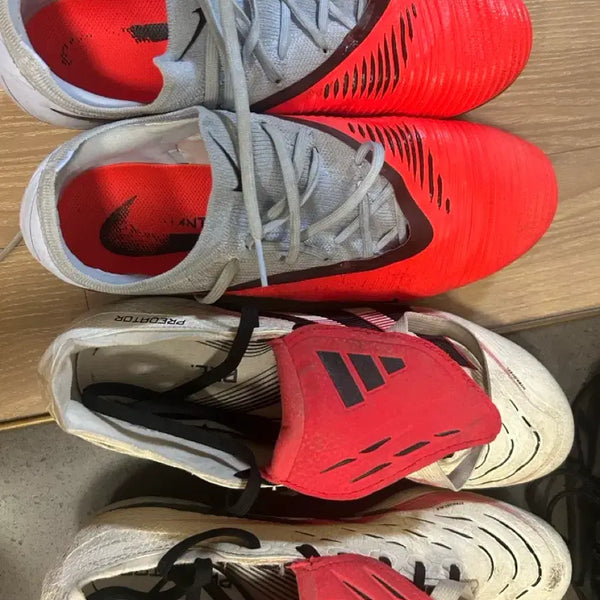 [BUNJANG] Nike Phantom & Adidas Predator Football Boots (260mm) / 나이키 팬텀 축구화 / 아디다스 프레데터 축구화