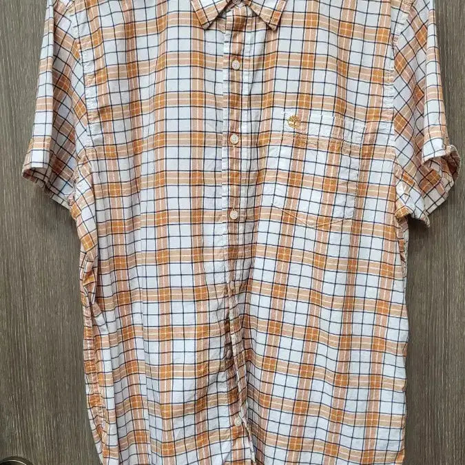 [BUNJANG] Timberland Plaid Short Sleeve Shirt XXL / 팀버랜드 체크 반팔 셔츠XXL