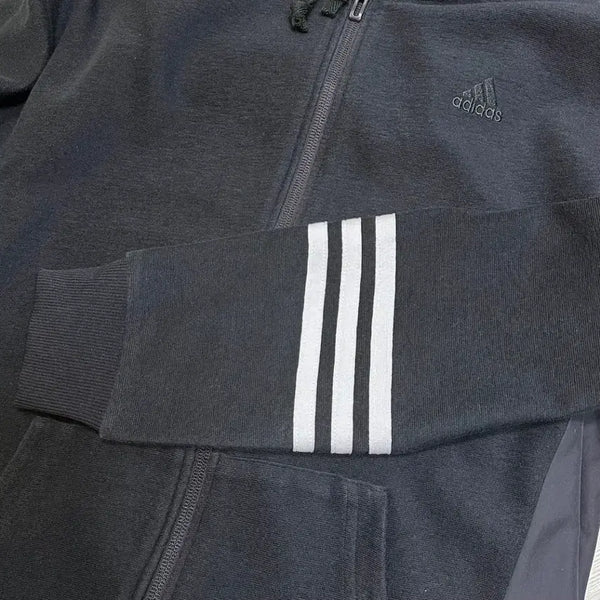 [BUNJANG] Adidas Colorblock Hooded Zip-Up Jacket / ADIDAS 아디다스 배색 후드 집업 자켓