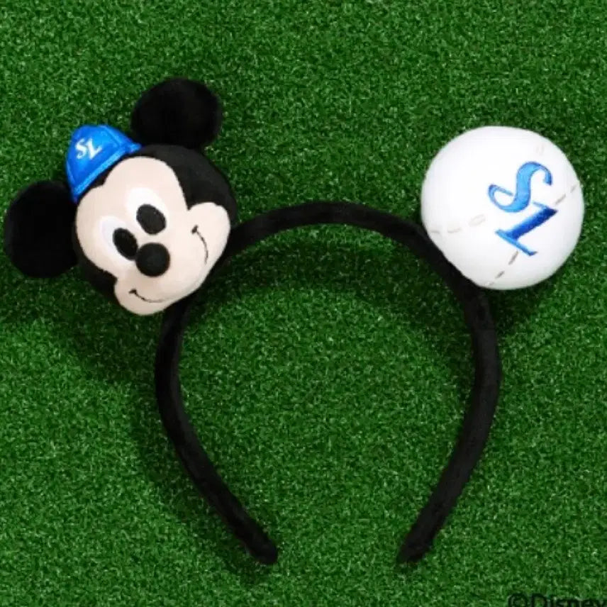 [BUNJANG] Samsung Lions Mickey Mouse Headband / 삼성라이온즈 미키 머리띠 (새상품)