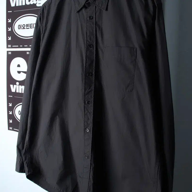 [BUNJANG] Musinsa Standard Solid Deep Brown Shirt / (M-XL) 무신사 스탠다드 셔츠 남방 딥브라운 무지 폴리-H34281