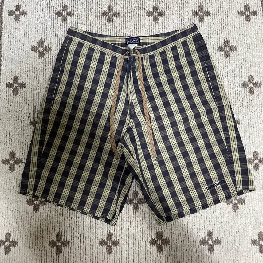 [BUNJANG] Patagonia Organic Cotton Check Shorts / 파타고니아 오가닉코튼 체크 반바지