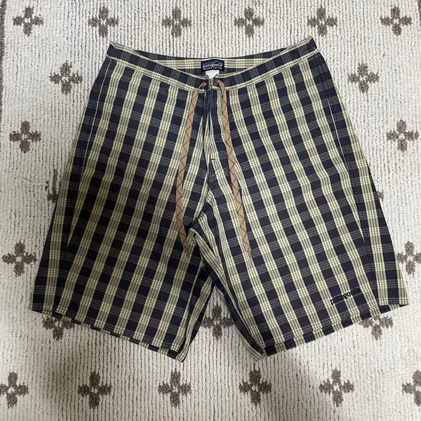 [BUNJANG] Patagonia Organic Cotton Check Shorts / 파타고니아 오가닉코튼 체크 반바지