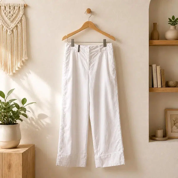 [BUNJANG] PESERICO Cotton Wide Pants Size 42 / 페세리코 PESERICO 코튼 와이드 팬츠 42사이즈