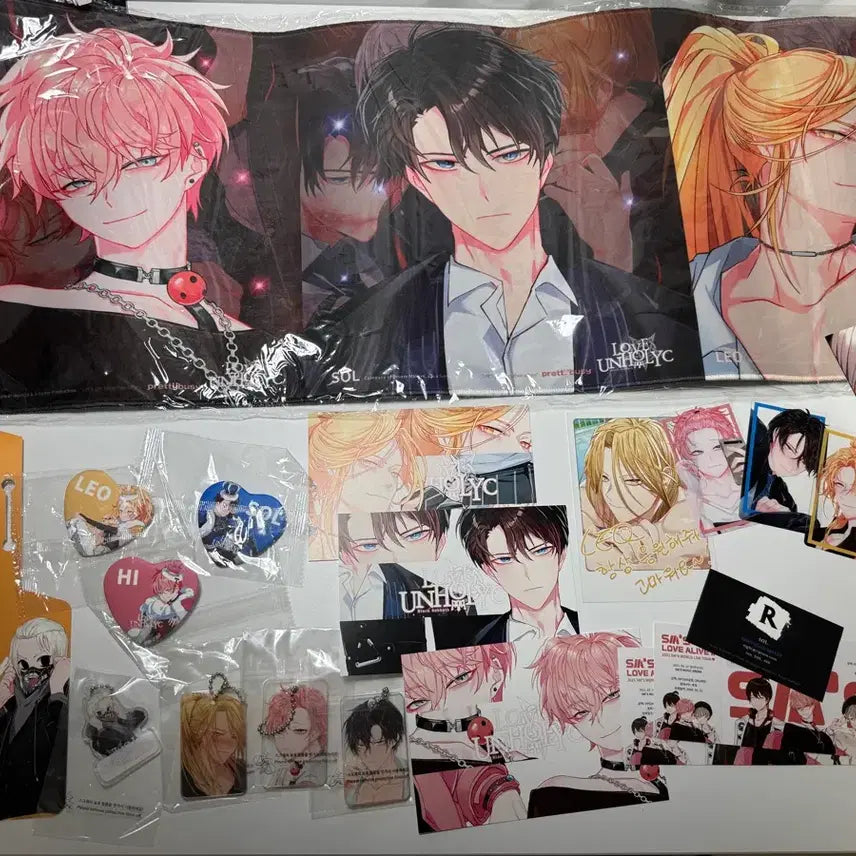 [BUNJANG] Love Unholic Season 2 Tumblbug Reward Goods Set / 러브 언홀릭 시즌2 텀블벅 리워드 굿즈 세트