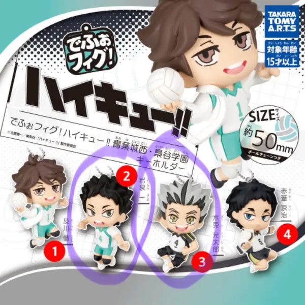 [BUNJANG] Haikyuu!! Depo-Fig Gacha Iwazumi Hajime Figure (Sealed) / 미개봉) 하이큐 데포피그 가챠  (이와이즈미)
