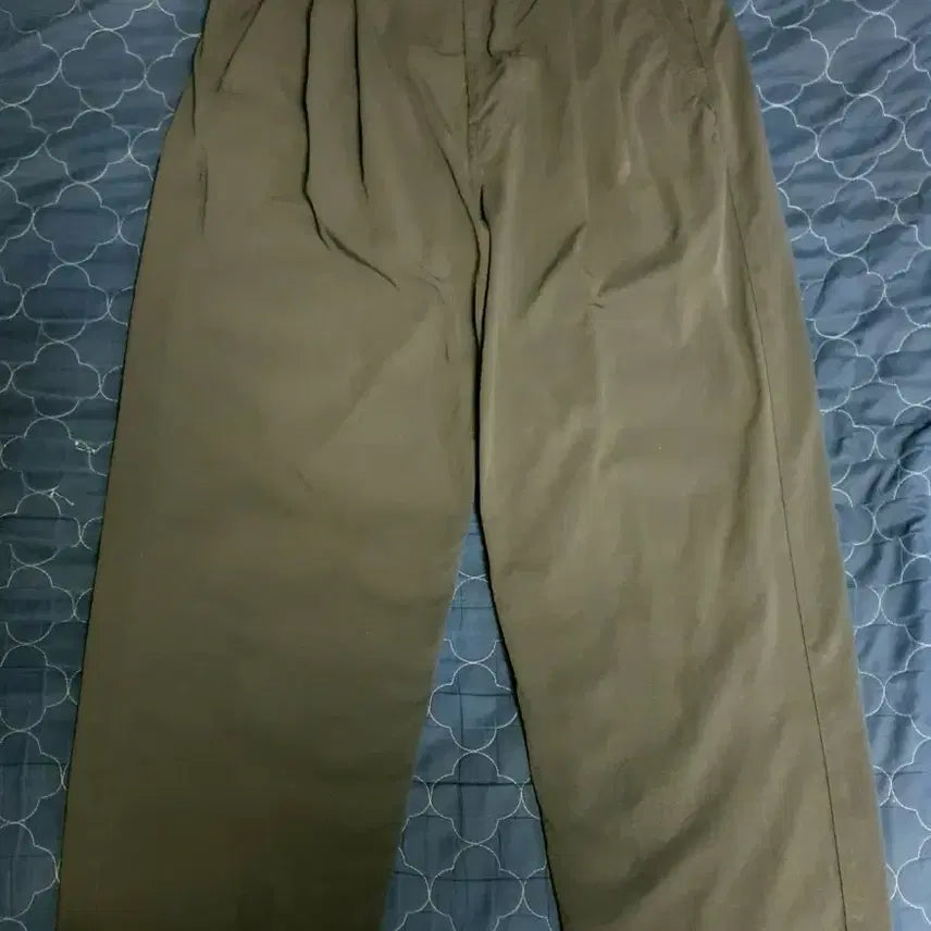 [BUNJANG] Another Office Overlay Journal Two-Tuck Semi-Wide Adjustable Pants Deep Grey / (어나더오피스) 오버레이저널 투턱 세미와이드 어드저스트 팬츠 딥그레이