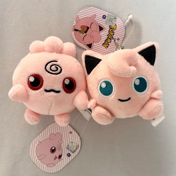 [BUNJANG] Pokemon Fuu-lin & Purin Plush Keychain Set / 일괄) 정품 포켓몬스터 푸푸린 -> 푸린 인형 키링 세트