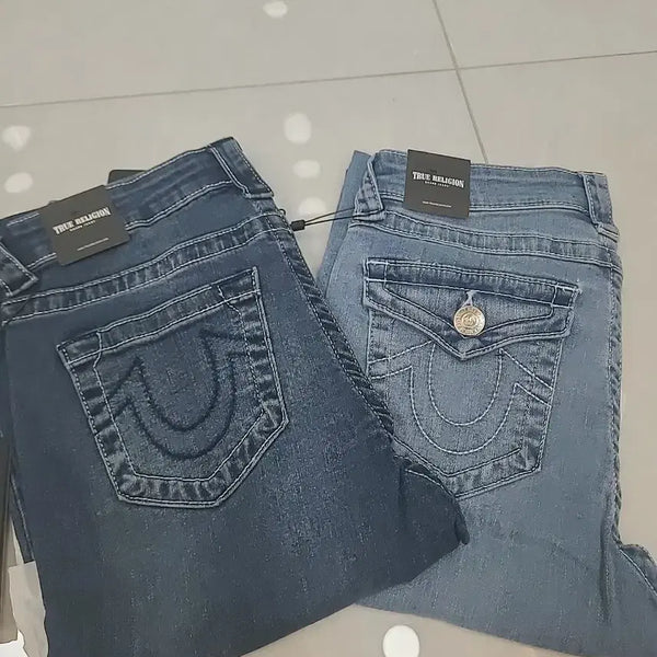 [BUNJANG] True Religion Jeans (2) Blue & Light Blue - Size 26 / 트루릴리젼 청바지 블루 / 라이트블루 26