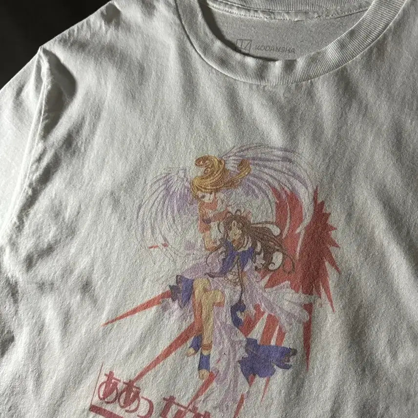 [BUNJANG] 2000s Ah! My Goddess Animation T-Shirt / 00s 빈티지 오나의 여신님 애니메이션 티셔츠