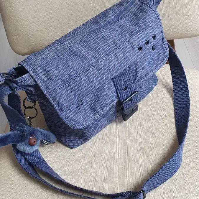 [BUNJANG] Kipling Crossbody Bag Blue / 키플링 크로스백 블루 정품