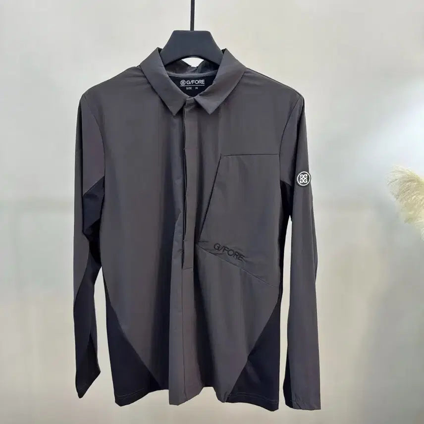 [BUNJANG] Men's Golf Long Sleeve Polo Shirt / 남성 골프 긴팔 카라티