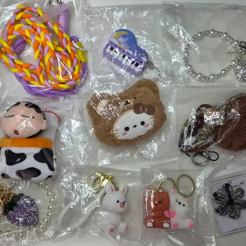 [BUNJANG] New Accessory Keychain Strap Brooch / 새상품 키링 액세서리 스트랩 브로치