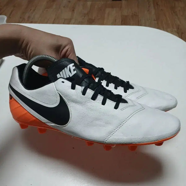 [BUNJANG] Nike Football Boots White/Orange Size 285 / 나이키 축구화 흰색 주황색285