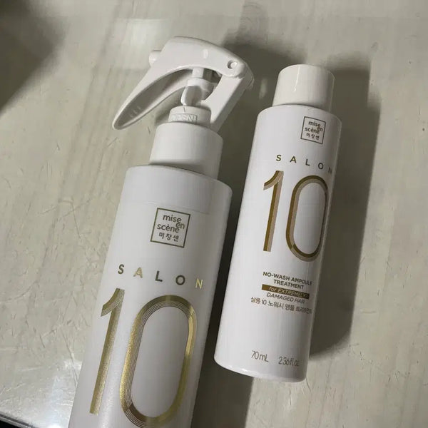 [BUNJANG] Mise-en-Scène Salon 10 No Wash Ampoule Treatment / 미쟝센 살롱 10 노워시 앰플 트리트먼트
