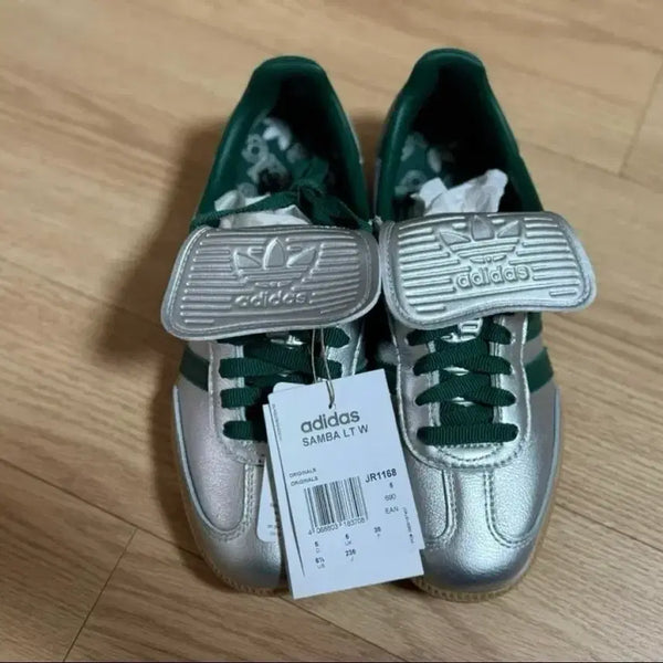 [BUNJANG] Adidas Samba LT W Silver Green Sneakers / 아디다스 삼바 LT W 실버 그린