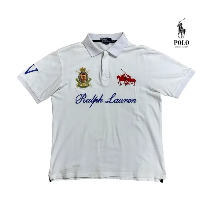 [BUNJANG] Polo Ralph Lauren Chief Keef Big Pony Collar Short Sleeve T-Shirt / 폴로 치프키프 빅포니 카라 반팔 티셔츠