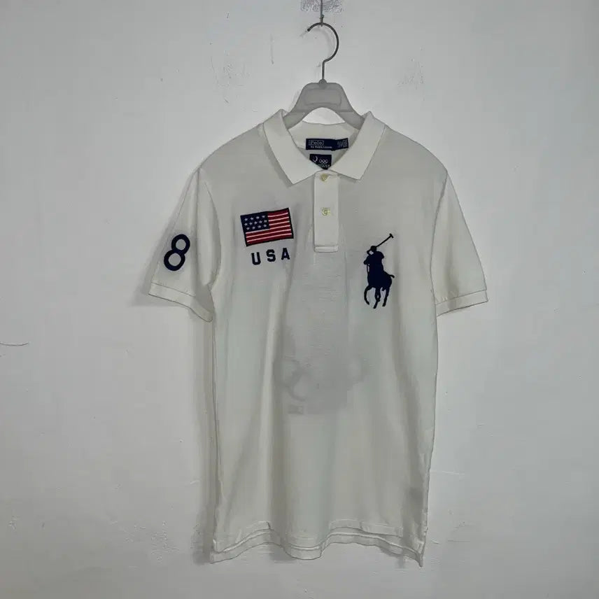 [BUNJANG] Polo USA Big Pony Polo Shirt / 폴로 usa 빅포니 카라티