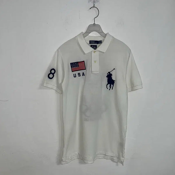 [BUNJANG] Polo USA Big Pony Polo Shirt / 폴로 usa 빅포니 카라티