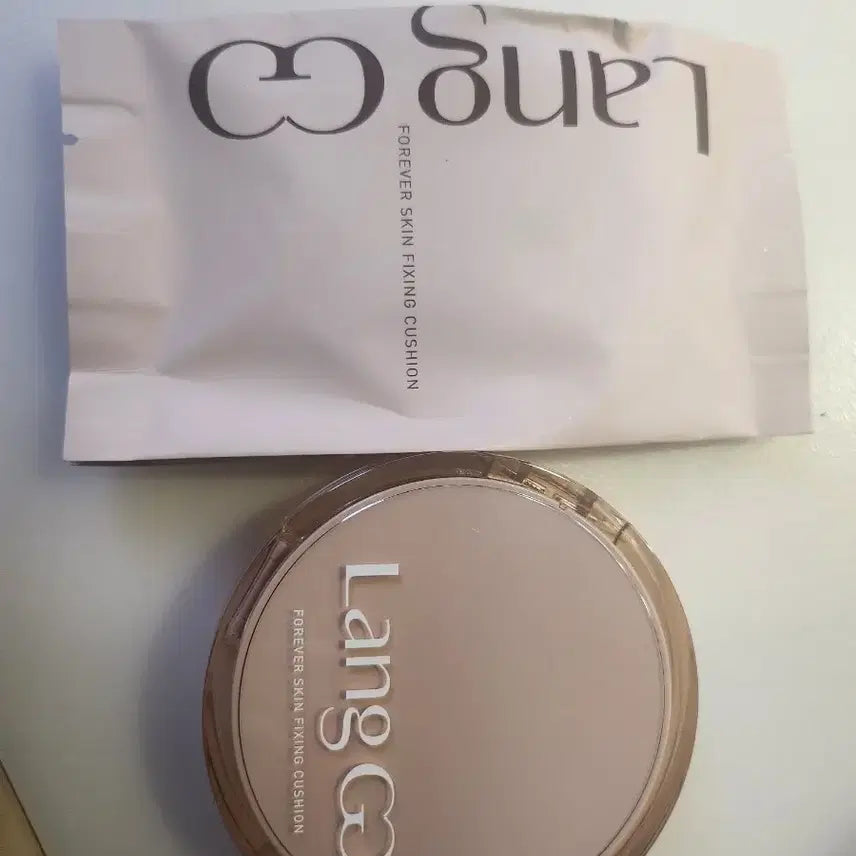 [BUNJANG] Langque Forever Skin Fixing Cushion SPF50+ PA+++ (23 Beige) / 랑끄 포에버 스킨 픽싱 쿠션 23호 베이지