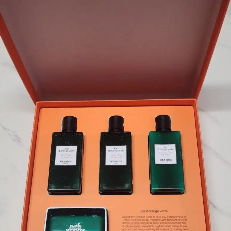 [BUNJANG] Hermès Eau d'Orange Verte Body Set / (새상품) 에르메스 오렌지 베르떼 바디세트