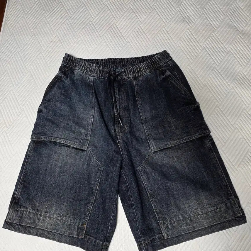 [BUNJANG] Juun.J Carpenter Denim Shorts Size 48 / 준지 카펜터데님쇼츠 48사이즈