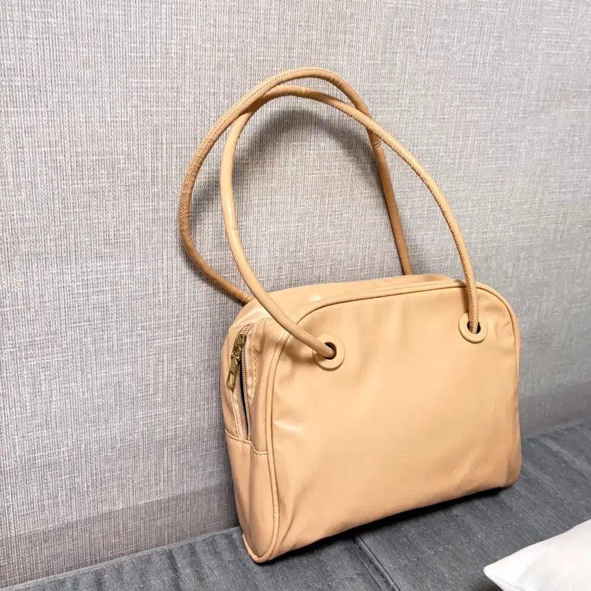 [BUNJANG] Beige Shoulder Bag / 에이블리 지그재그  베이지 숄더백