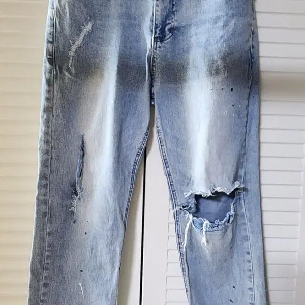 [BUNJANG] System Homme Ripped Jeans / 시스템옴므 찢청바지