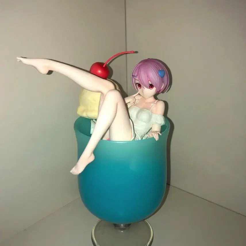 [BUNJANG] Elcococ Re:Zero Ram Cream Soda Figure / 엘코코 리제로 람 크림소다 피규어