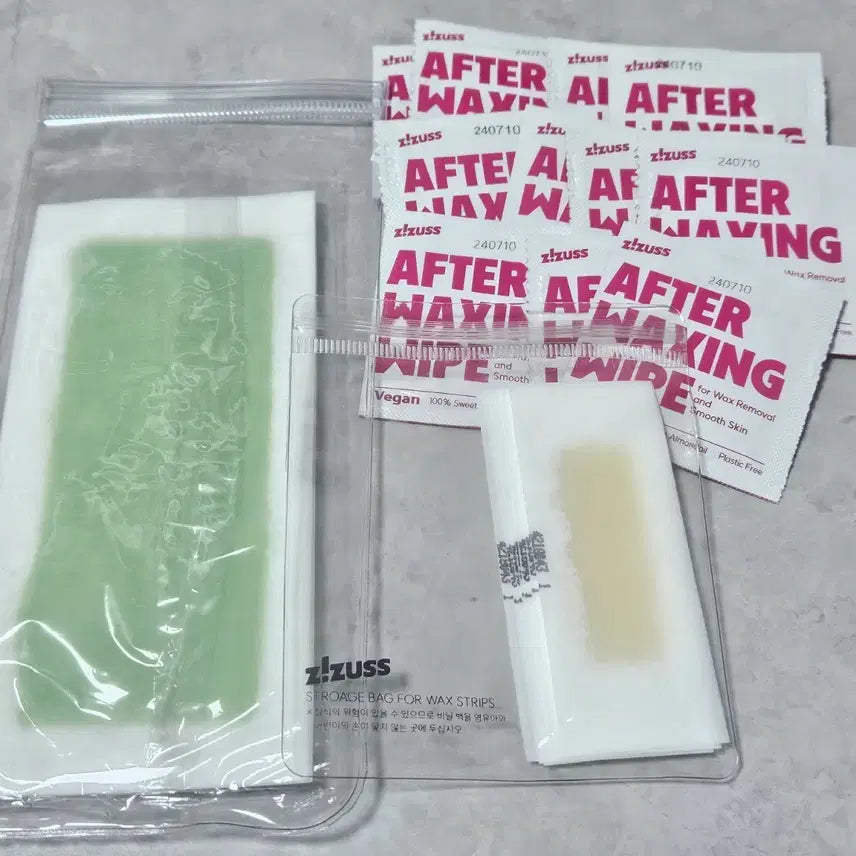 [BUNJANG] Jijesus Wax Strips Body & Face Set / 지저쓰 왁스 스트립 바디, 페이스