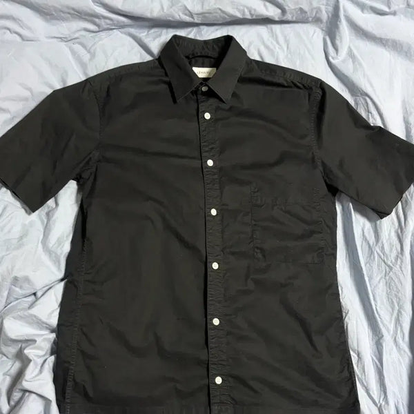 [BUNJANG] Lemaire Short-Sleeve Shirt Black 46 / 르메르 반팔 셔츠 46 블랙