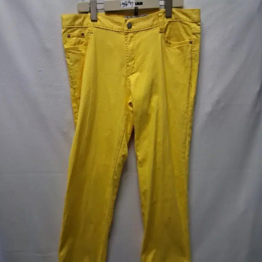 [BUNJANG] Yellow Stretch Denim Pants Size 34 / 옐로우 스판 데님 팬츠 34 사이즈