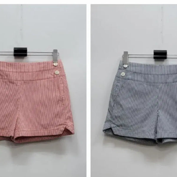 [BUNJANG] W.ANGLE Women's Stripe Golf Shorts (Navy/Red) / W.ANGLE 와이드앵글 골프 쇼츠 / 여 70 네이비 레드 2종