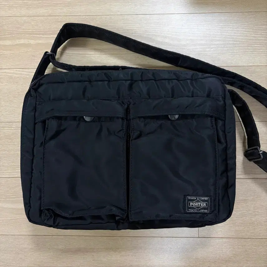 [BUNJANG] Porter Tanker Shoulder Bag Large Black / 요시다포터 porter 탱커 숄더백 블랙 라지 L