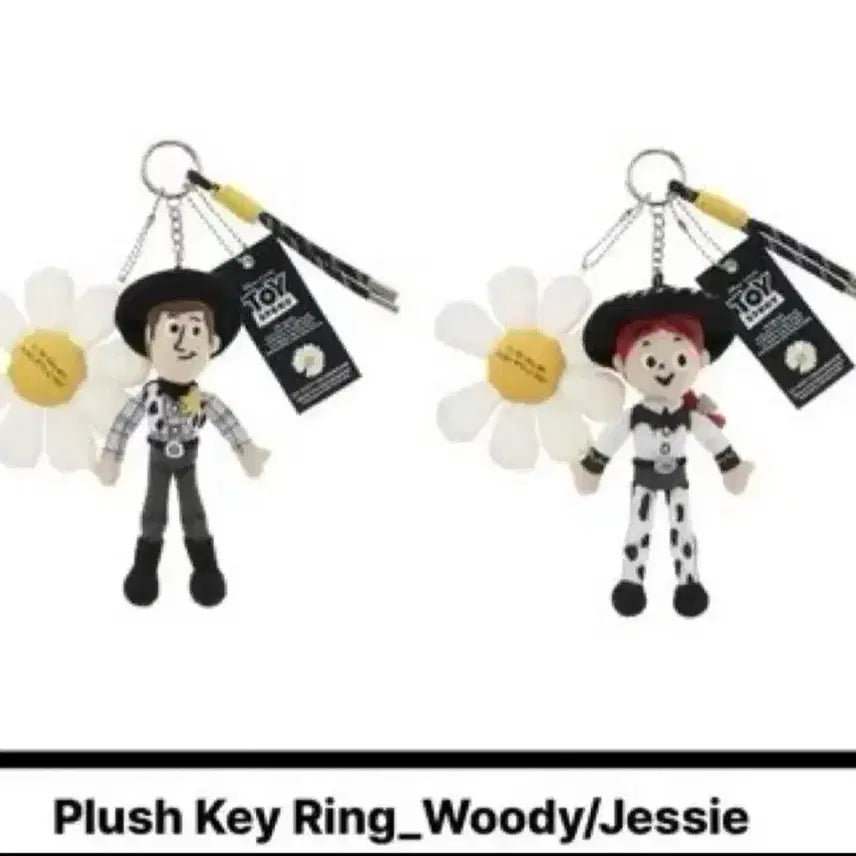 [BUNJANG] PEACEMINUSONE Woody & Jessie Toy Story Keychain Set / 토이스토리 지드래곤 피스마이너스원 우디 제시 키링