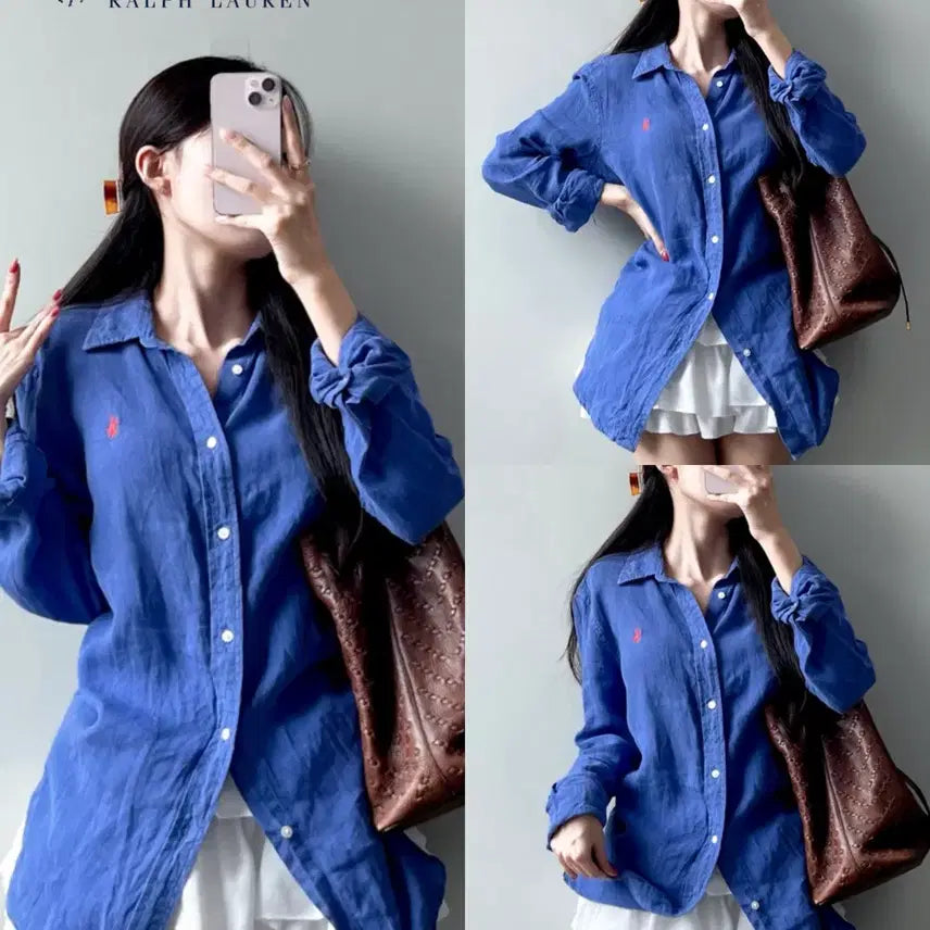 [BUNJANG] Polo Linen Shirt / 폴로 린넨 셔츠