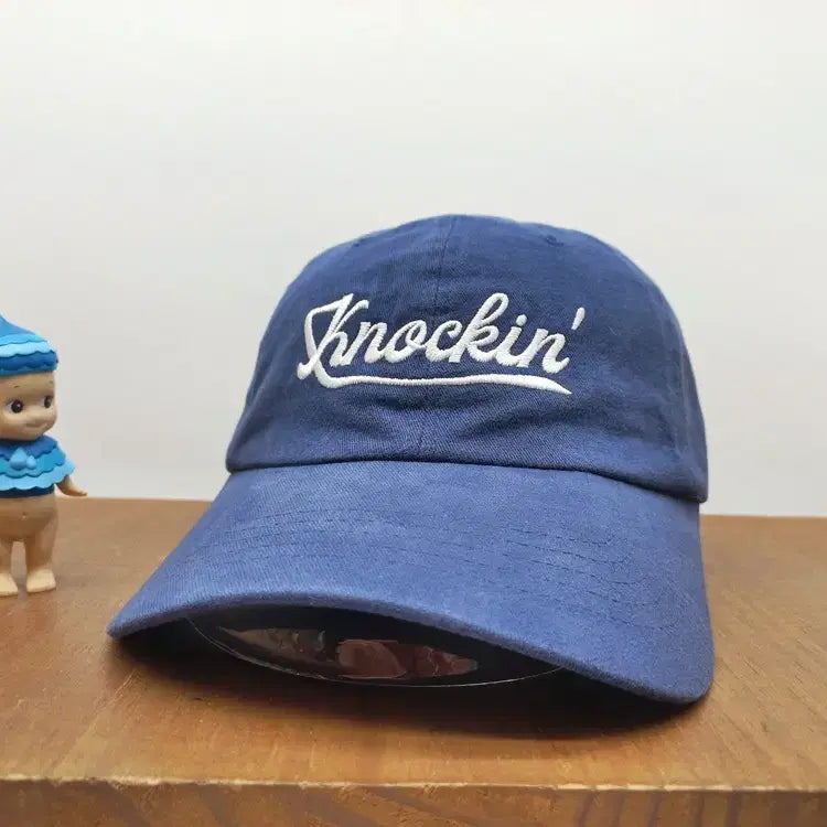 [BUNJANG] OGARP Knockin Navy Cotton Cap / 볼캡 모자 오가프 OGARP Knockin 네이비