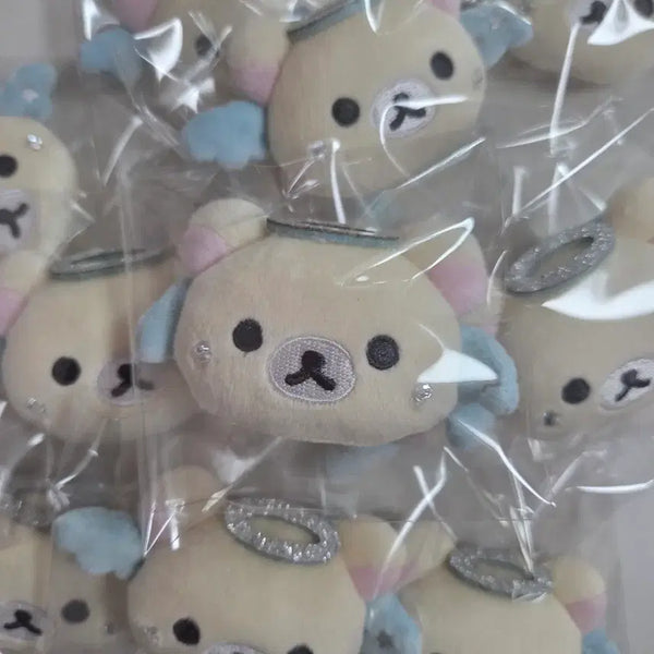 [BUNJANG] San-X Rilakkuma Full Series Plush Badge - Sky Angel / 산엑스 코리락쿠마 가득 시리즈 인형 뱃지 - 하늘 천사