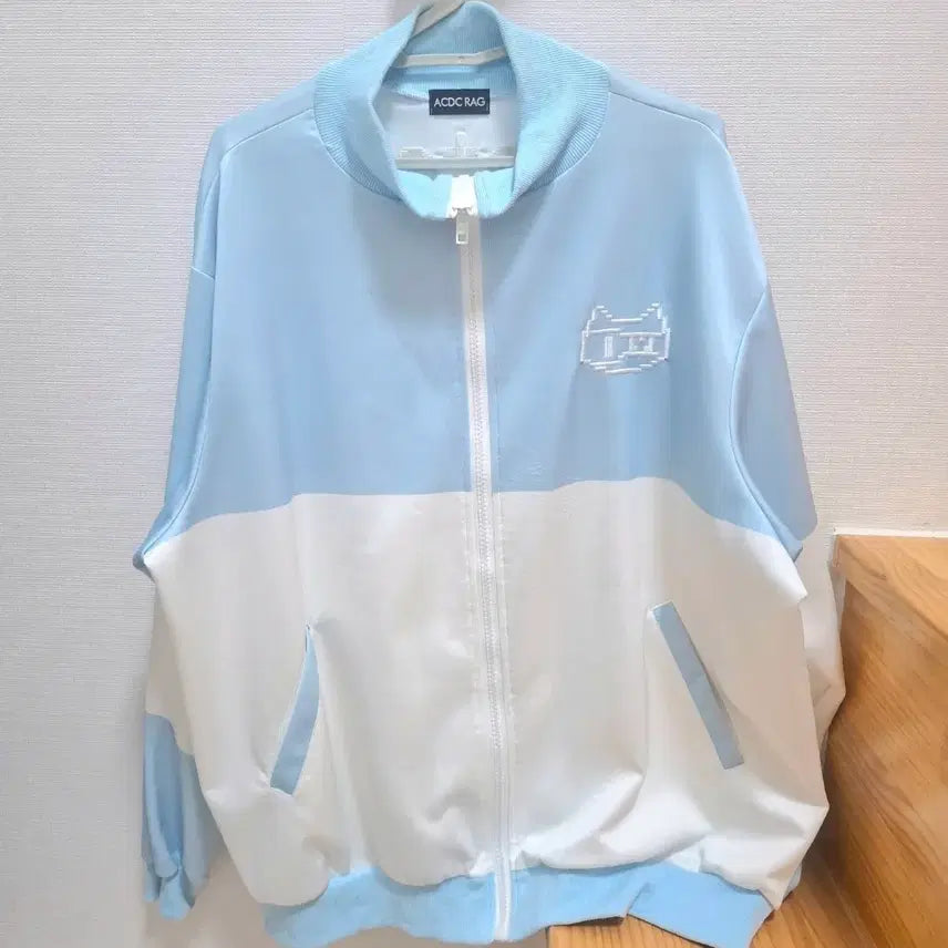 [BUNJANG] ACDC RAG Dot Neko Pastel Blue Jersey / ACDC RAG 도트네코 미즈이로 져지