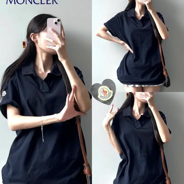 [BUNJANG] Moncler Short Sleeve Polo Shirt / 몽클레어 반팔 카라티