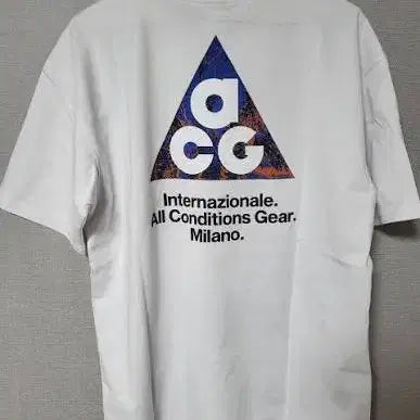 [BUNJANG] Nike ACG x Inter Milan Short Sleeve T-Shirt White (S) / 나이키 ACG x 인터밀란 반팔 티셔츠 S사이즈 IF0513-100