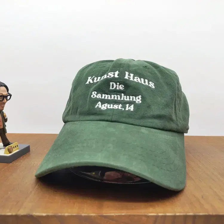 [BUNJANG] DUMARO Kunsthaus Green Cotton Ball Cap / 두마로 볼캡 DUMARO 쿤스트하우스 그린