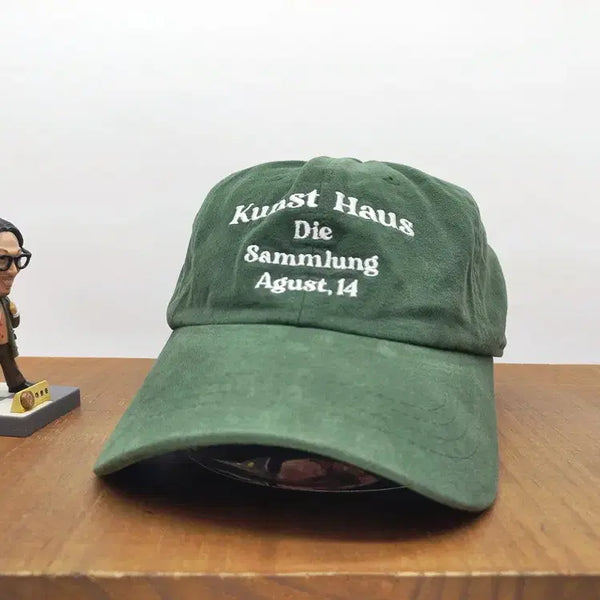 [BUNJANG] DUMARO Kunsthaus Green Cotton Ball Cap / 두마로 볼캡 DUMARO 쿤스트하우스 그린