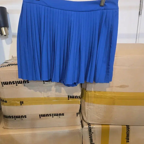 [BUNJANG] Mixxo Pleated Skirt Shorts Blue Size 30 / 미쏘 플리츠 치마 반바지 블루 30